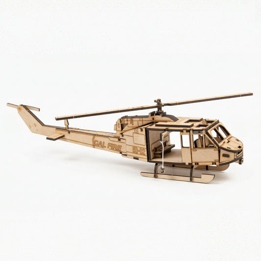 Helicóptero Bell 212 Rompecabezas 3D