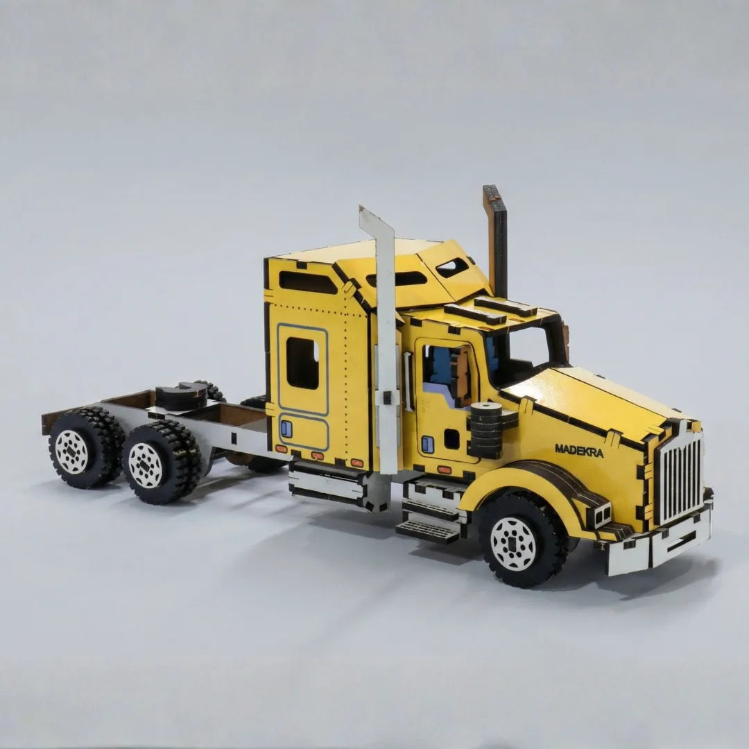 Tractocamión con Tráiler Rompecabezas 3D